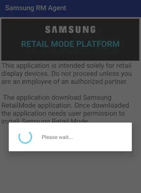 Samsung Retail Mode android App screenshot 1